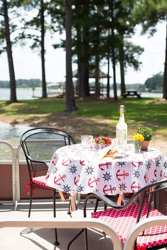 Easy No-Sew Summer Decorating