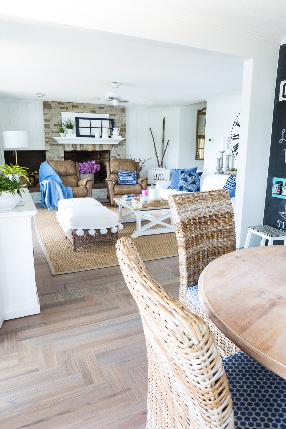 How to Paint a Seagrass Area Rug