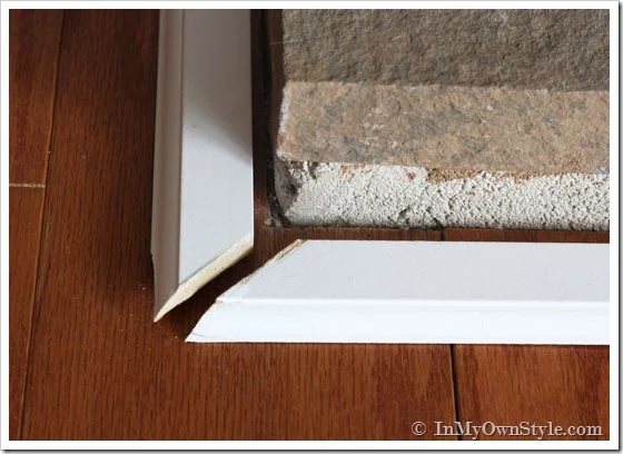 Molding-around-hearth