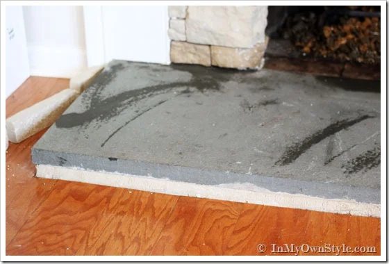 Fireplace-Hearth-Before