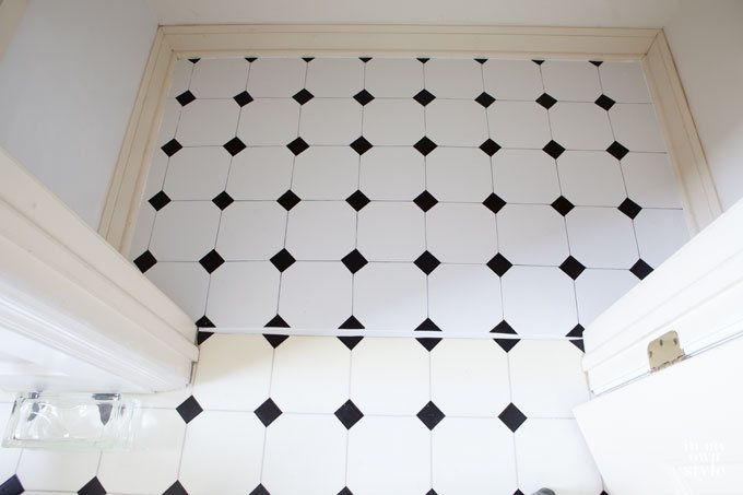 how to paint a vinyl floor