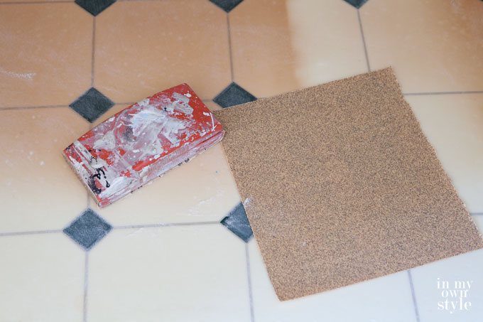 How to prep a vinyl floor to paint it