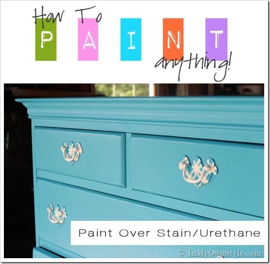 How to Paint Furniture: Old Wooden Chest of Drawers