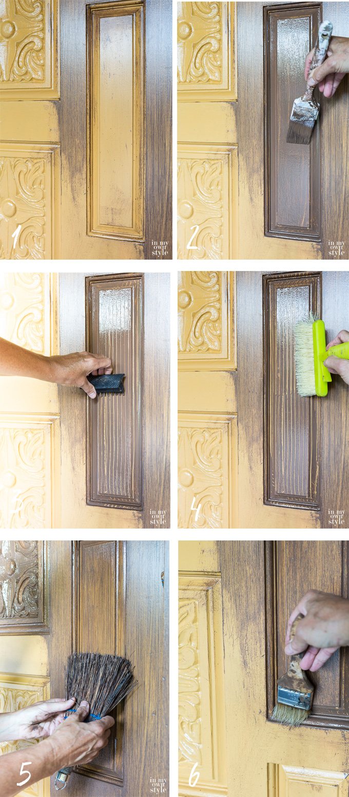 Woodgraining-tutorial-using-paint-and-glaze-and-step-by-step-video