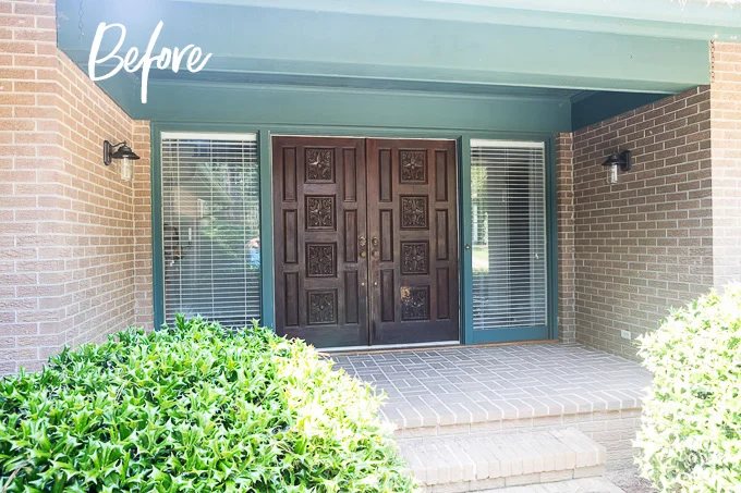 Faux Woodgrain Finish on My Front Doors