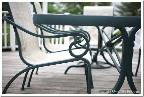 painting metal outdoor furniture techniques