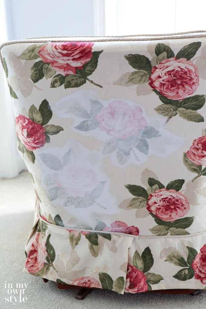 How to paint upholstery fabric