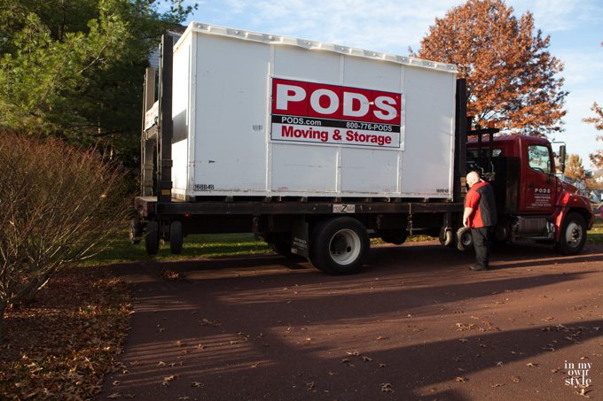 PODS moving and storage
