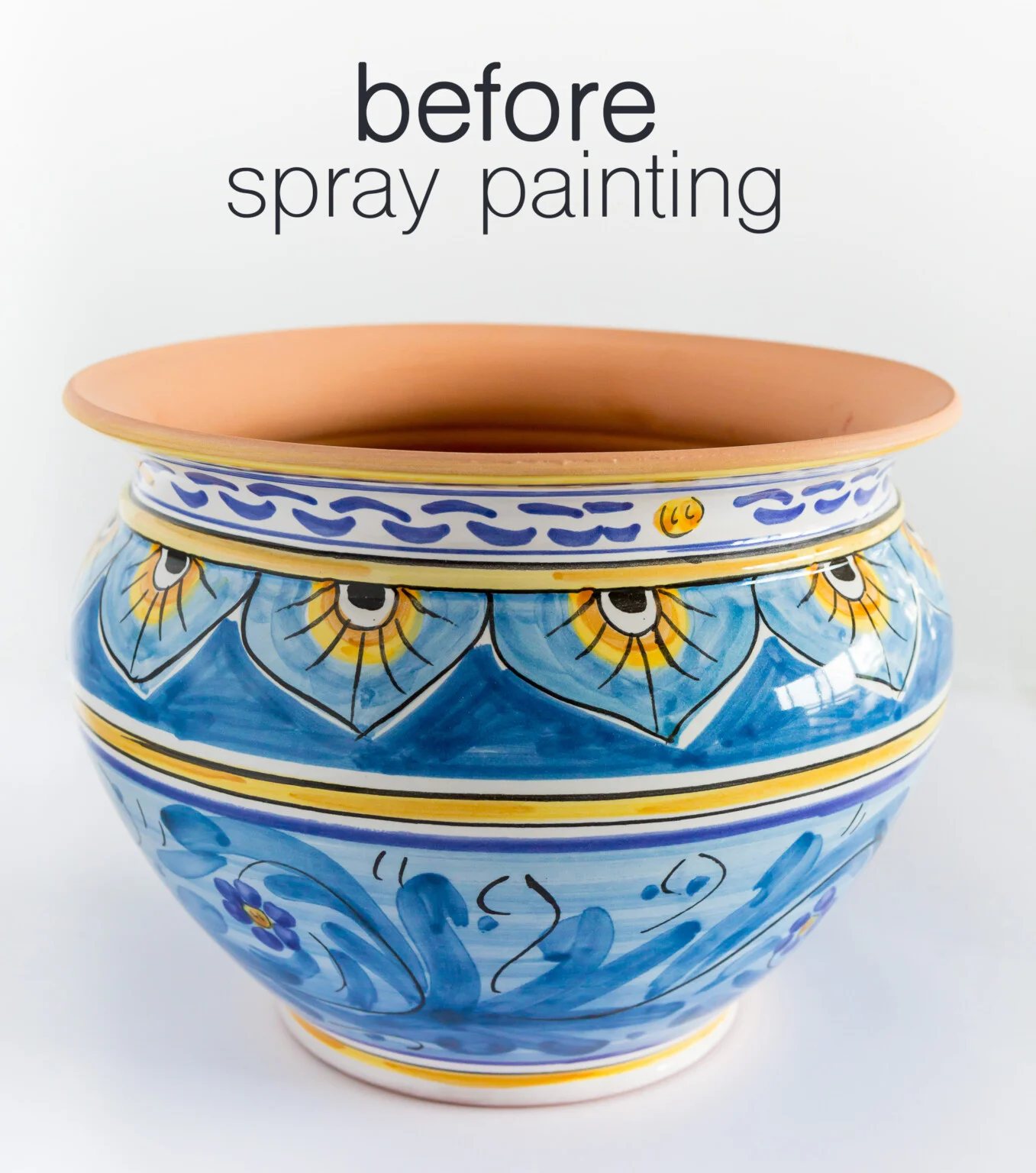 How to Spray Paint Ceramic Items