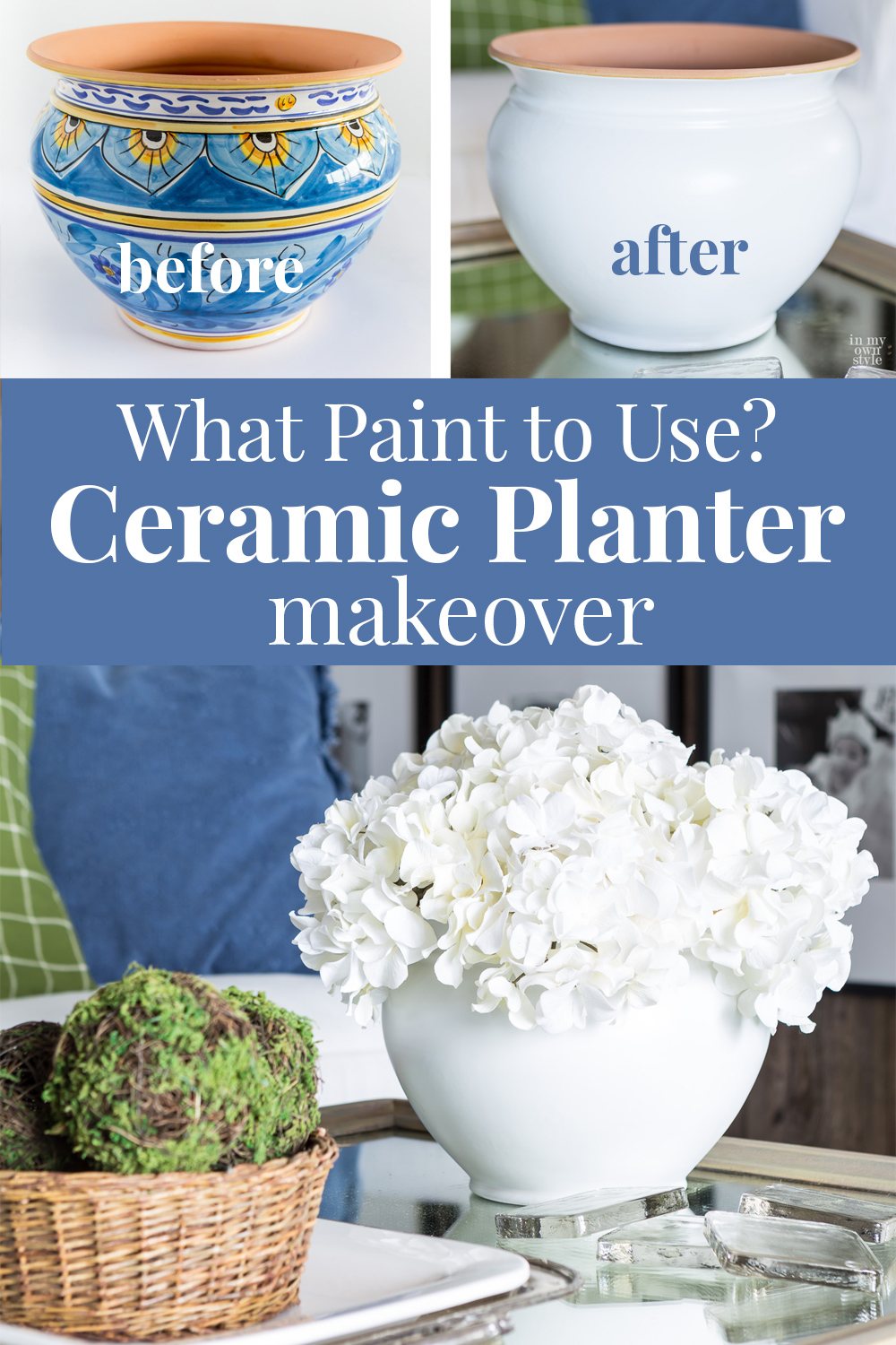 What is the best spray paint to use on ceramic items?