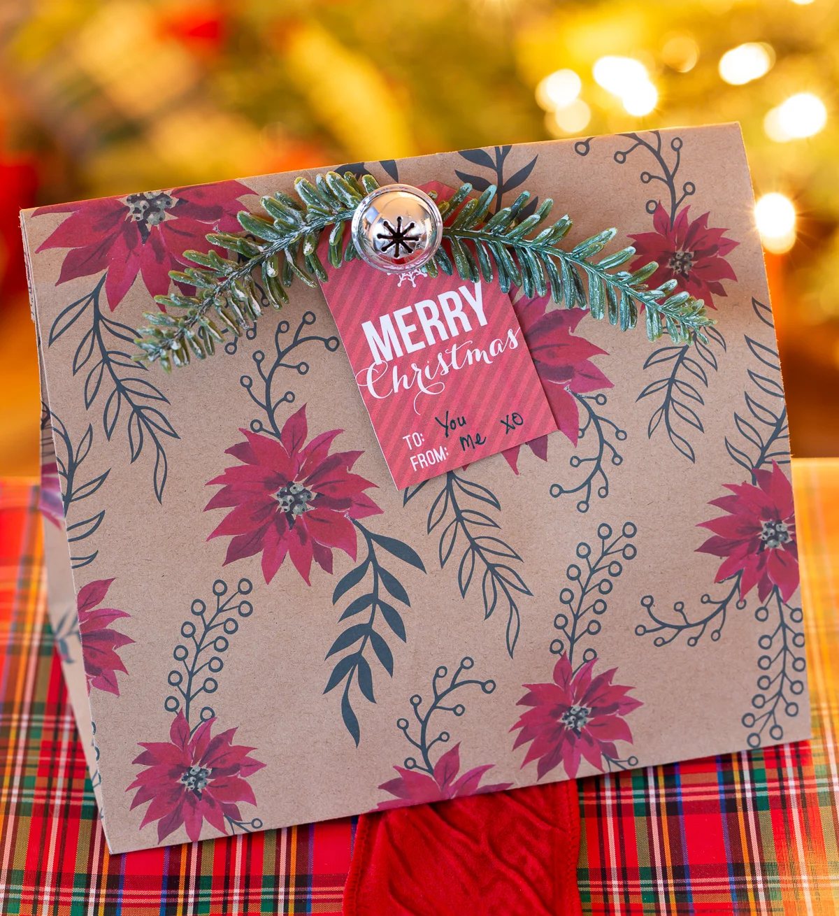 How to reuse Christmas gift bags to make