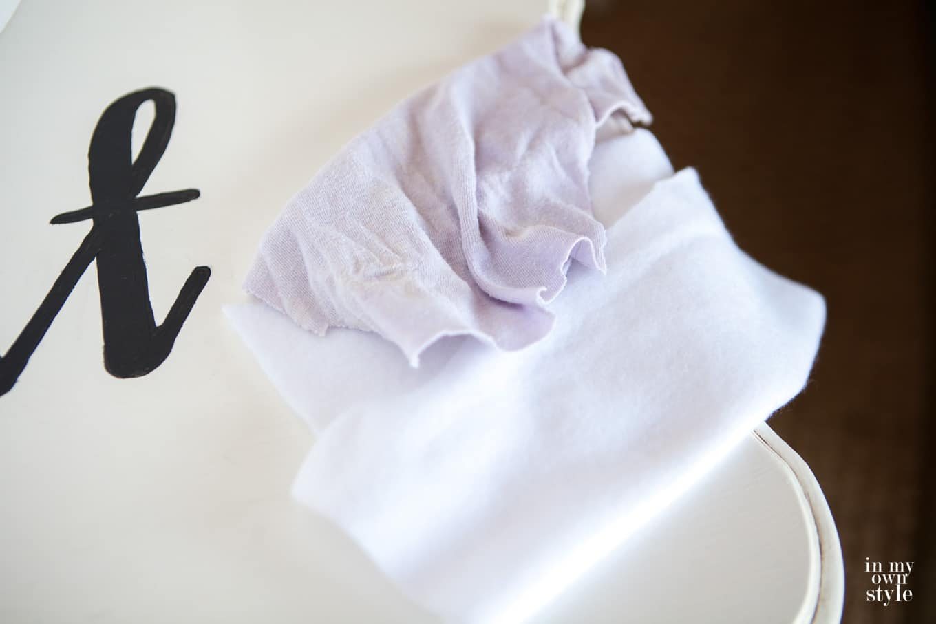 How do you apply wax over chalk paint?