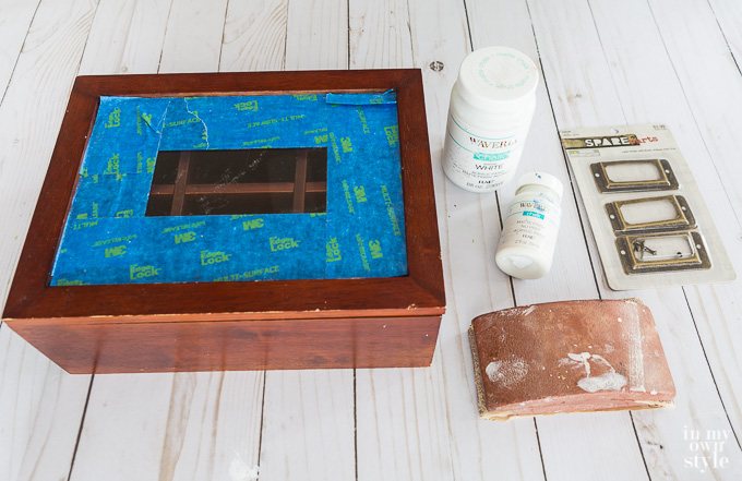 supplies needed to makeover a thrift store find