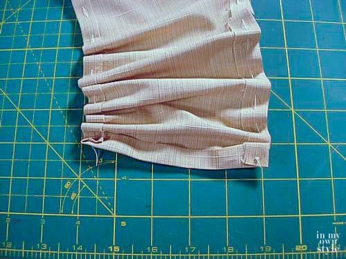 How to Make a Chandelier Chain Cover step by step photo tutorial