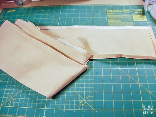 How to Make a Chandelier Chain Cover step by step photo tutorial