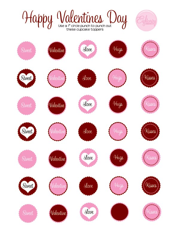 Valentine-cupcake-toppers free printable