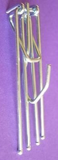 Drapery hook to use to make a table setting place card