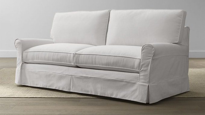 White Slipcovered Sofa fromCrate and Barrel