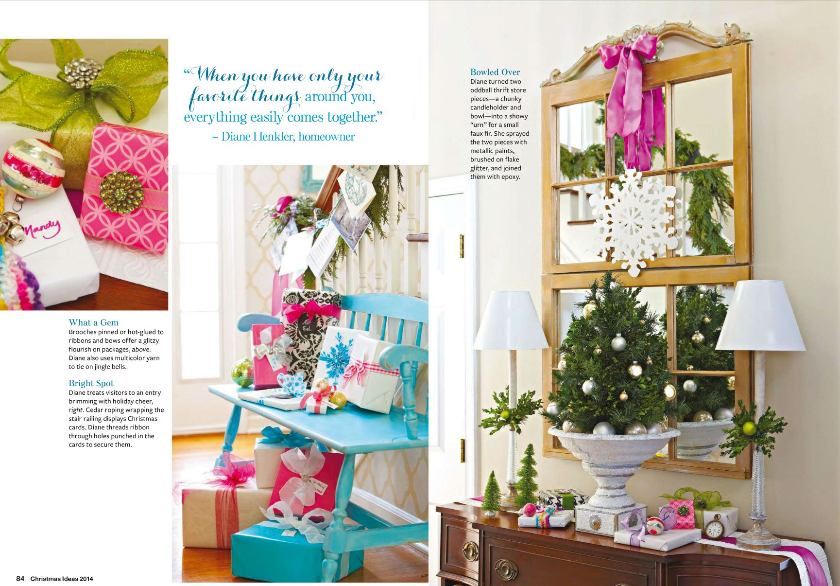 Decorating-the-foyer-for-Christmas