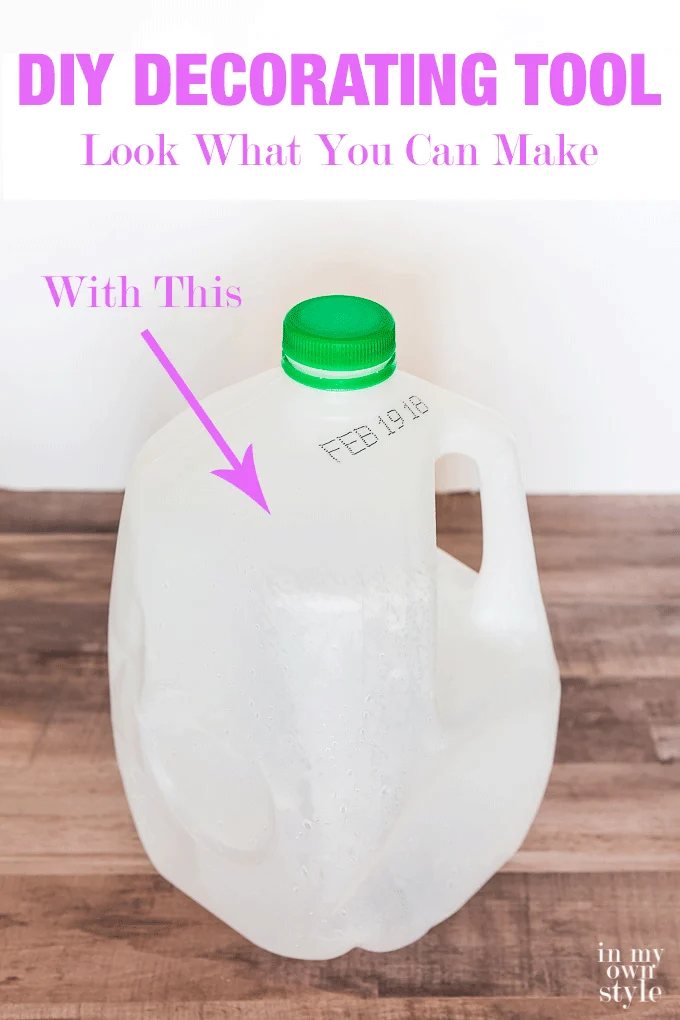Painting tool that you can make. Make a paint bucket out of a plastic milk jug. It is free and easy to make. Win/Win all around since you will be recycling and making the job of painting a wall or anything much easier.