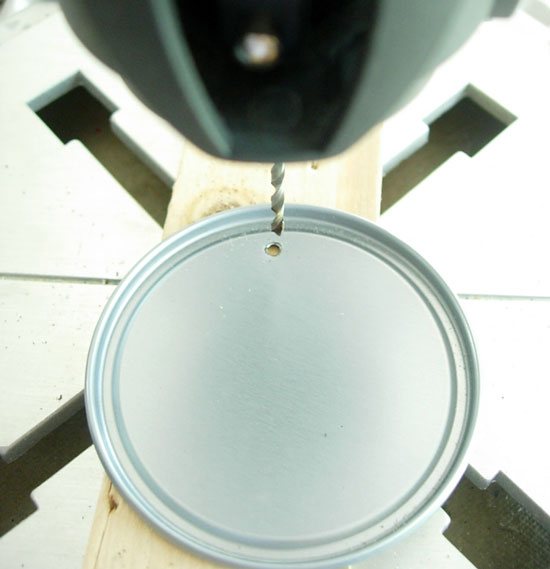 OJ can lid garden marker tutorial