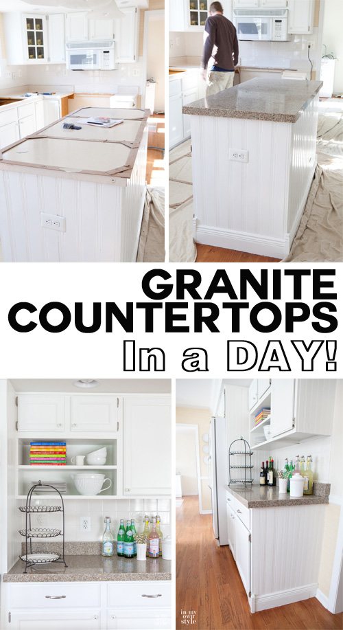 If you like the look of granite, but not the cost and or time it takes to install it, check out this post to see how granite, quartz, or glass countertops can be installed with little or no kitchen downtime. | Oducu