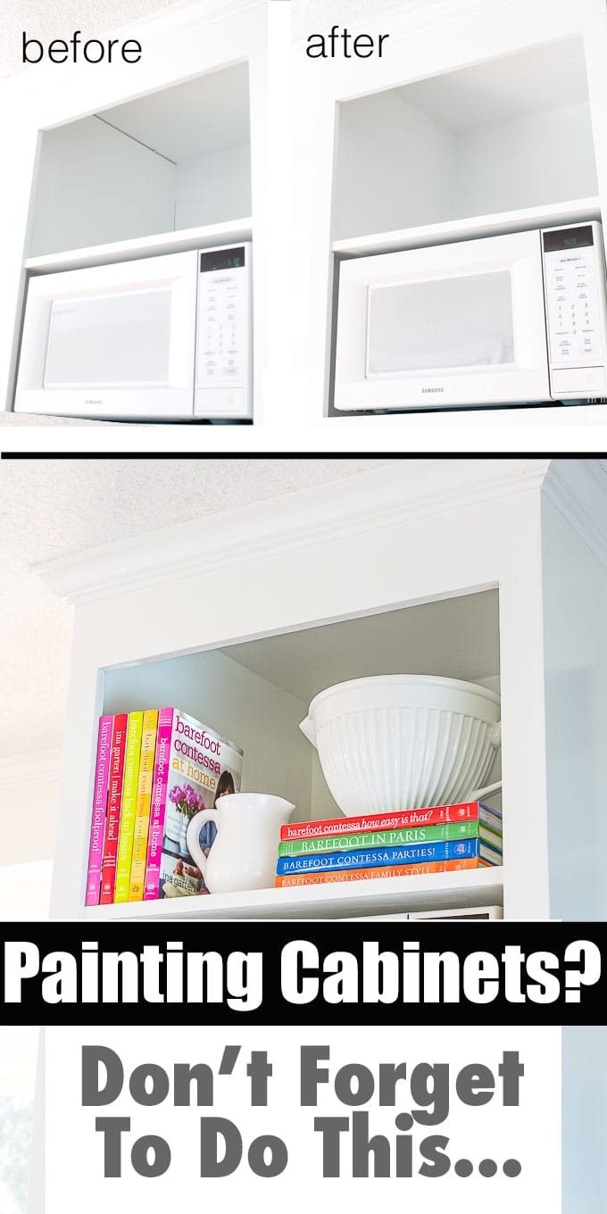 Steps not too forget to do when painting kitchen cabinets