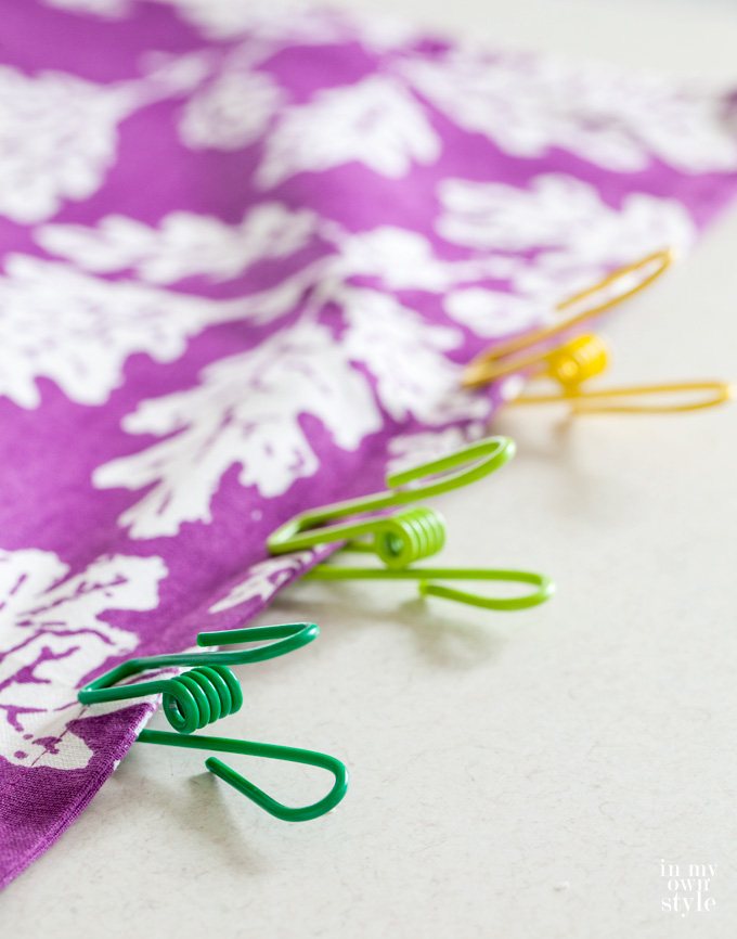 How to make a large no sew pillow in 20 minutes