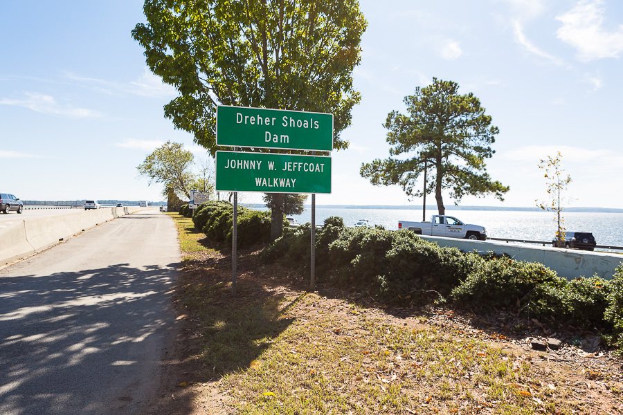 Dreher Shoals dam