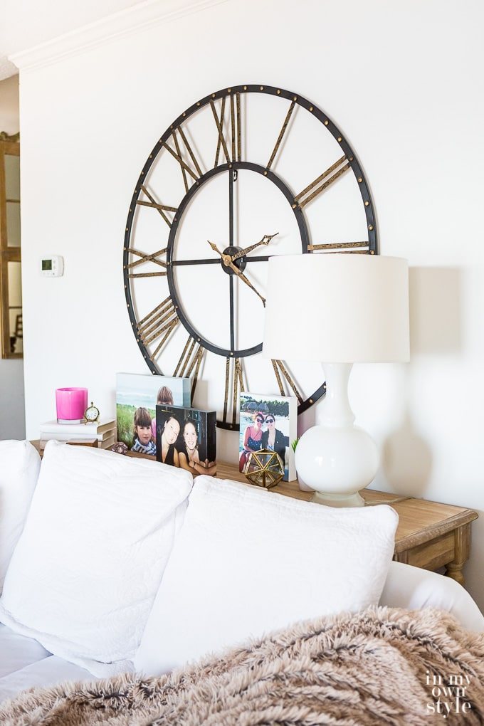 furniture rearranging in a living room