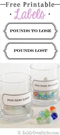 Free-printable-labels-Pounds-Lost-Pounds-to-Lose