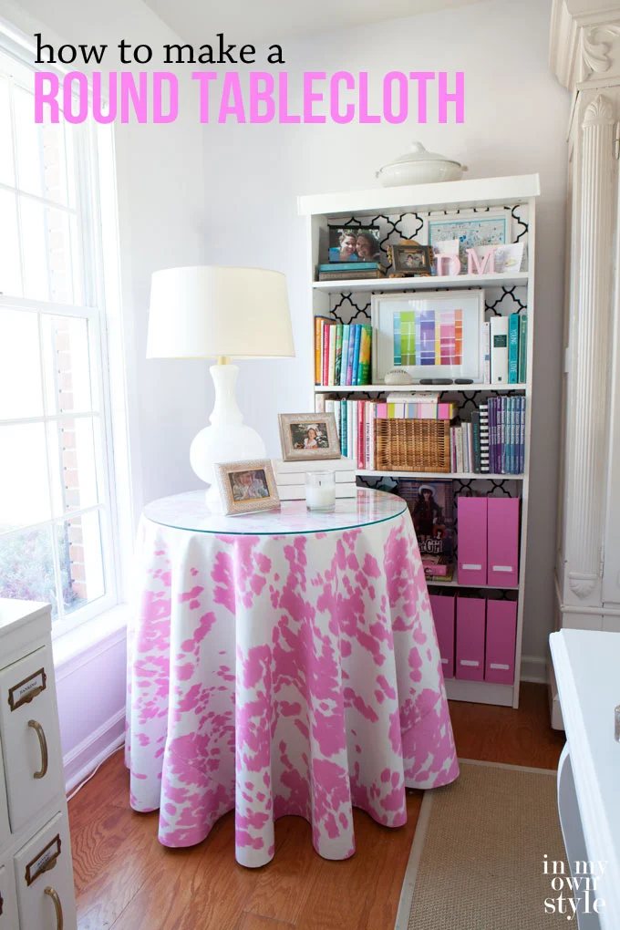 How to Make a Round Tablecloth