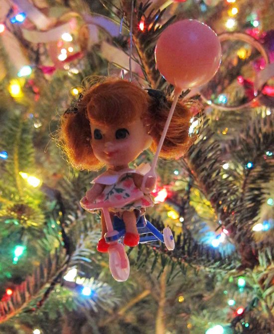 Christmas Tree Decorating DIY Doll Ornament