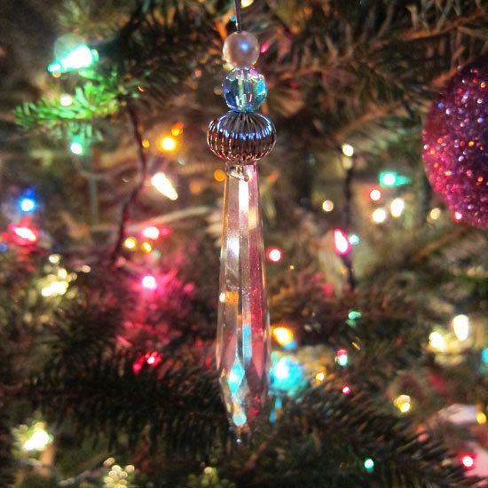Decorating for Christmas Ideas Chandelier Crystals