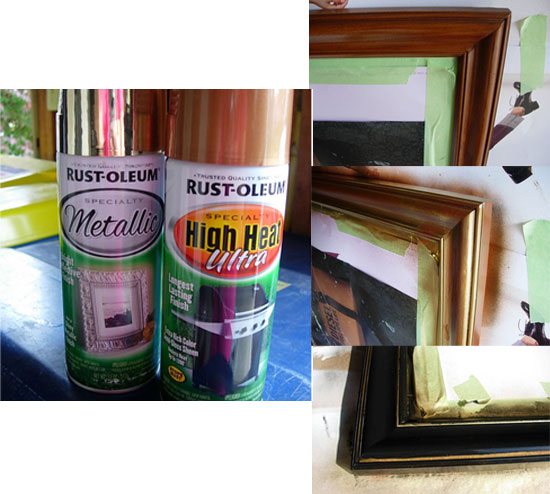 How to paint a mirror frame