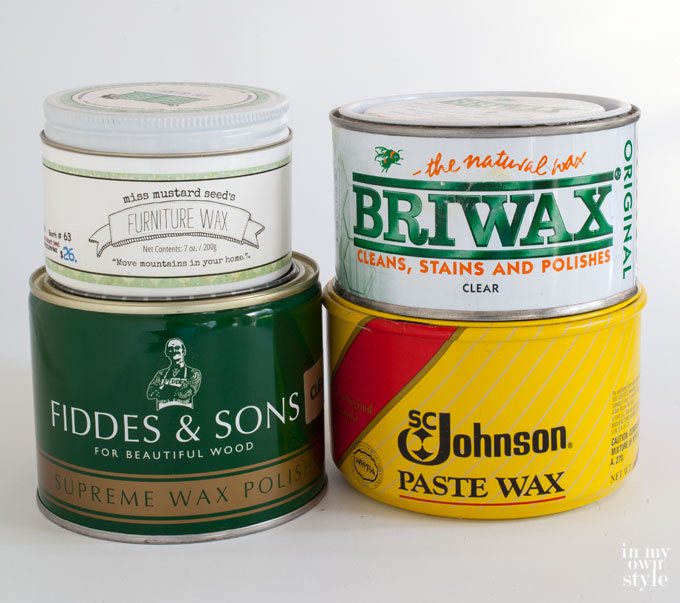 The best furniture waxes for using over chalk paint