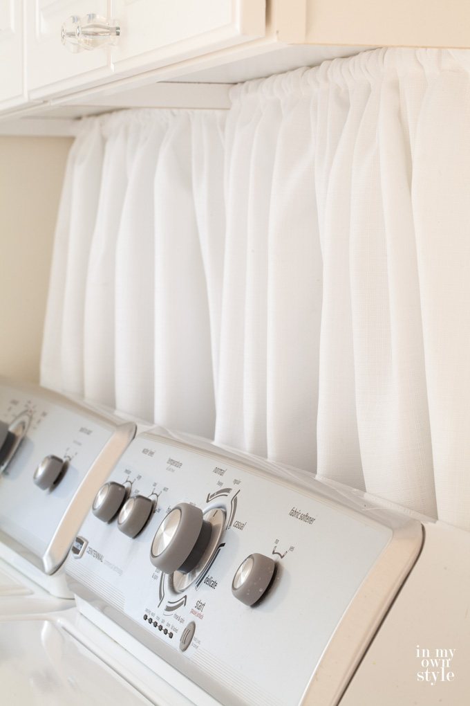 How to make a curtain for a tension rod