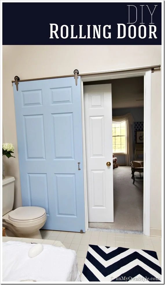 My Bathroom Gets a Rolling Door