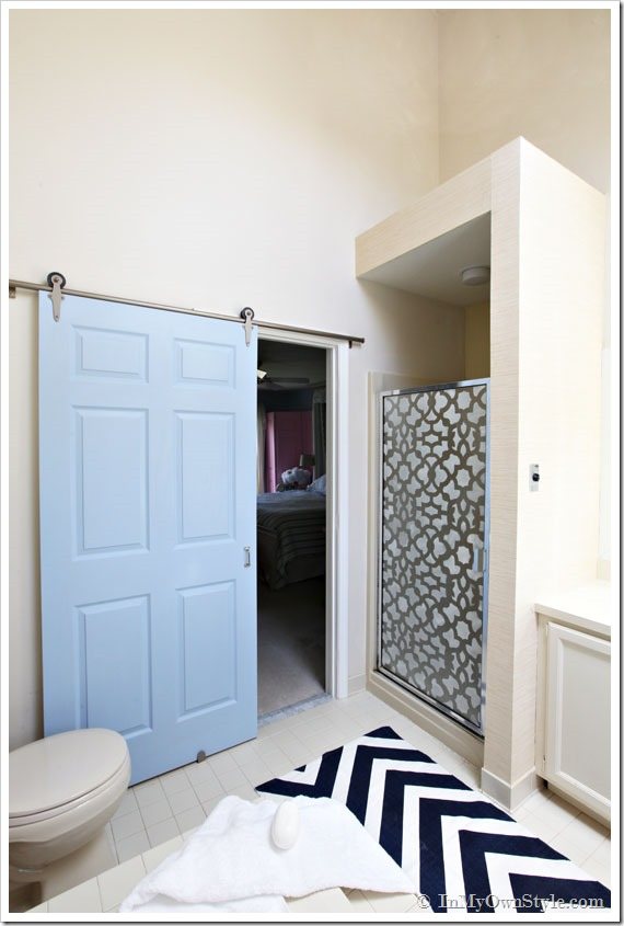 Rolling-Door-in-Bathroom-Using-a-Rolling-Door-Designs-Hardware-Kit