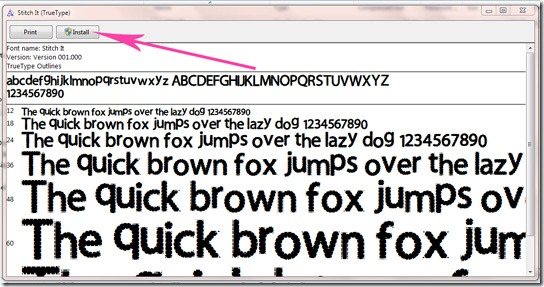 How to install a font