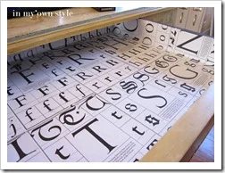 How to line a desk drawer with pages from a book.