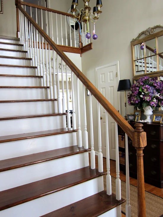 Staircase Makeover After reveal