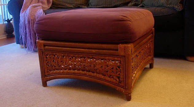 How to Make a Pleated Ottoman Slipcover
