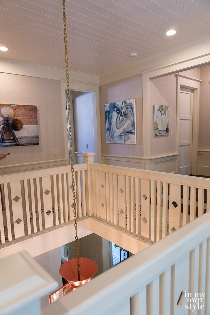 second floor landing at the Southern Living Idea House