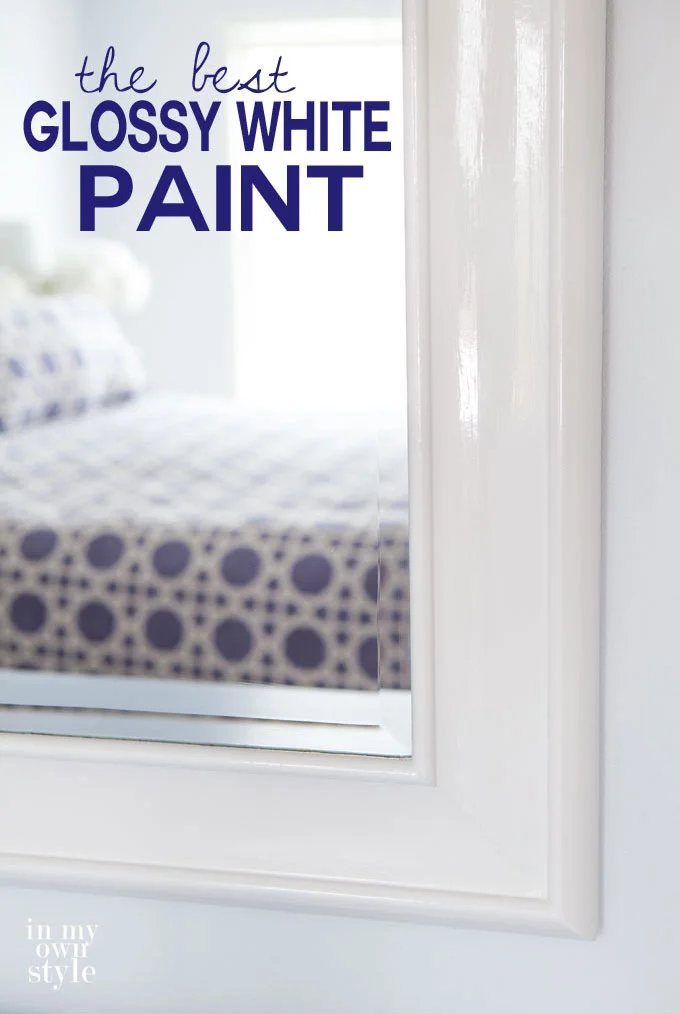 Find out what the 2 best glossy white paints are to use when you want a super shiny paint finish | Oducu