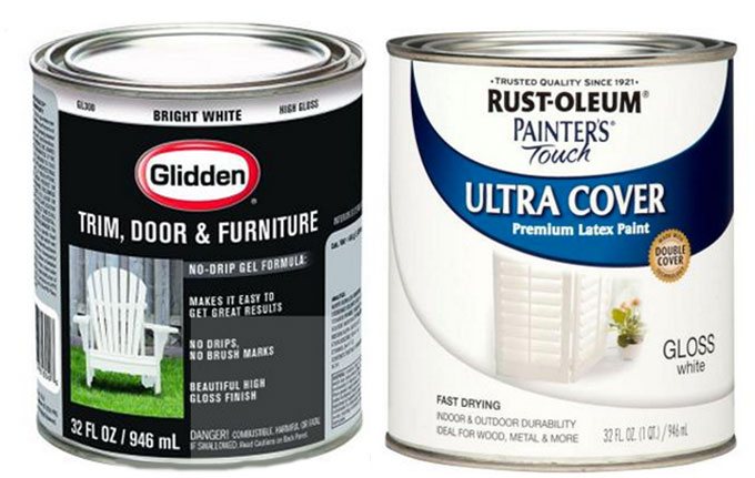 The best glossy white paints to use on furniture