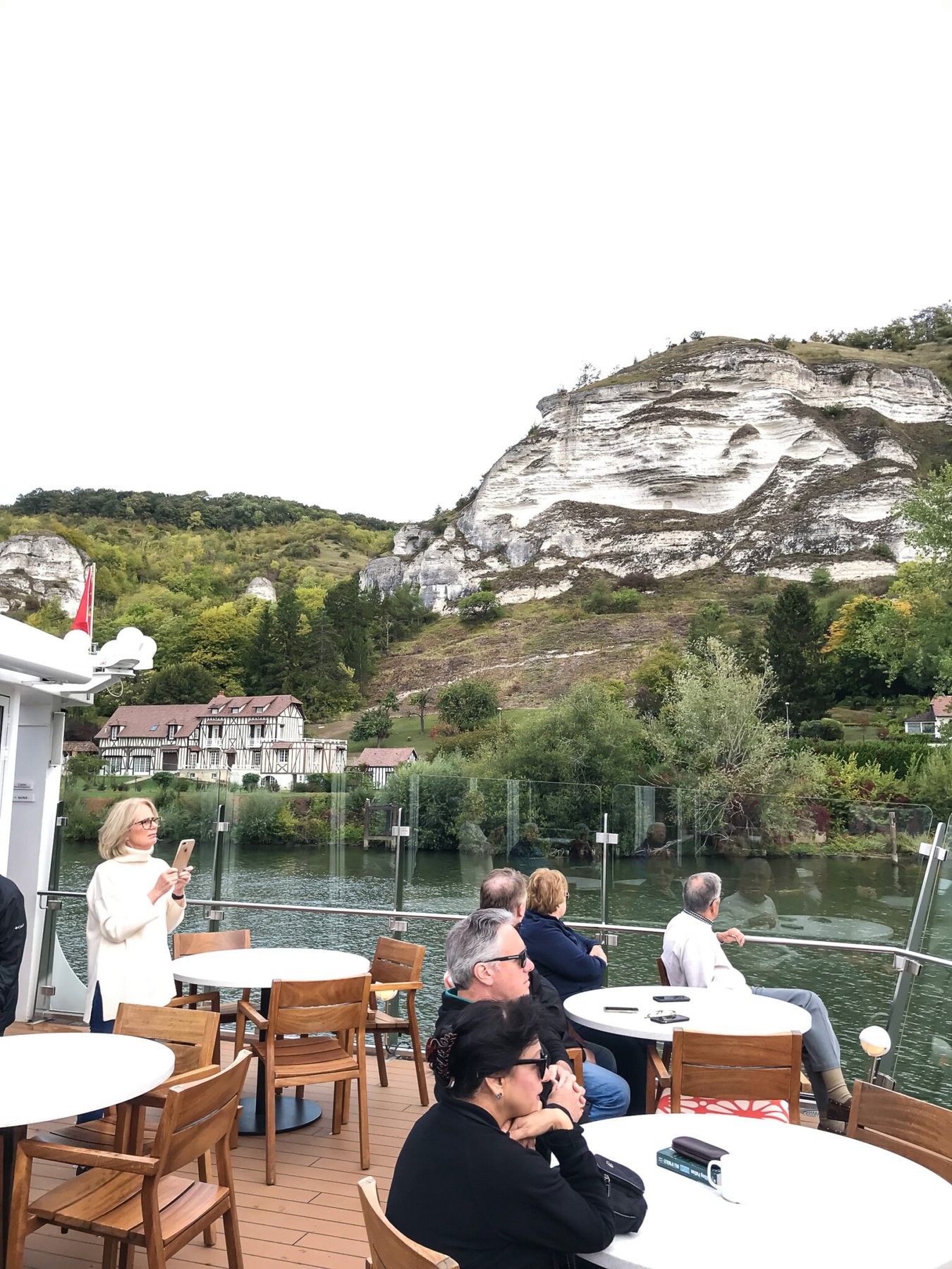 On a Viking River Cruise along the Seine in the Normandy region of France.