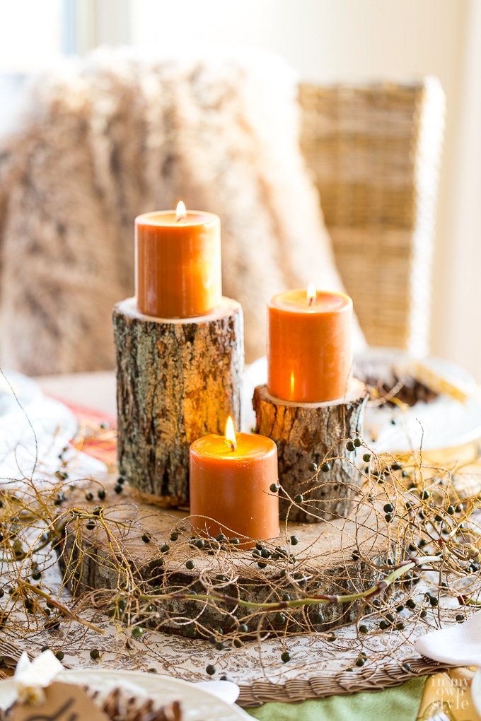 How to Make a Round Tablecloth for a Thanksgiving Table