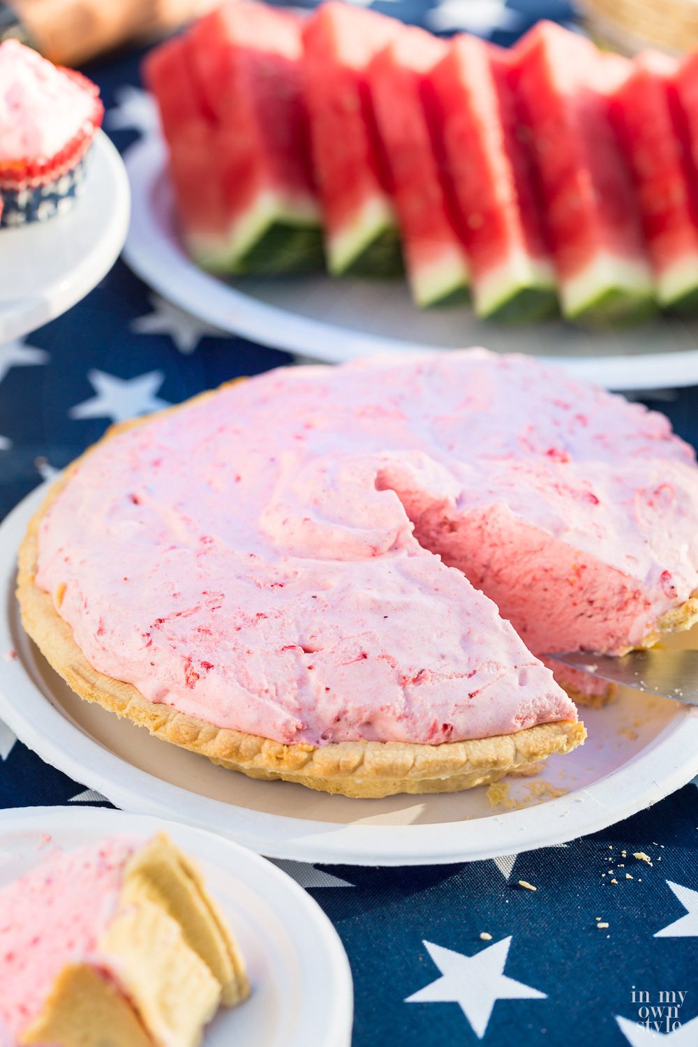 Strawberry Whipped Cream Pie Recipe