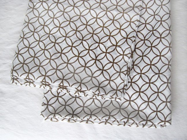 Pillowcases folded